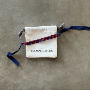 Roxanne Assoulin Blue and Red 'Better Together' Bracelet tie one on